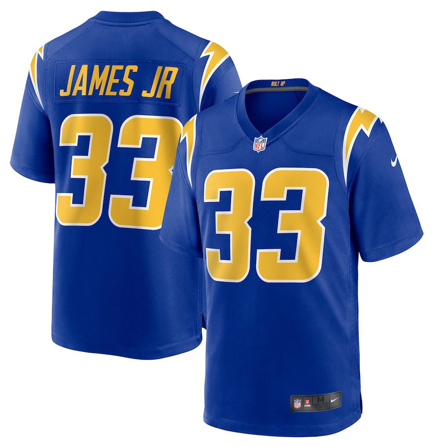 Men Los Angeles Chargers 33 Derwin James Nike Royal 2nd Alternate Game NFL Jersey
